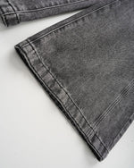 Dual-waistband panelled jeans