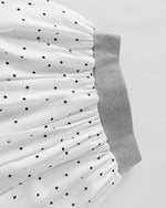 귀여운 물방울 무늬 스커트