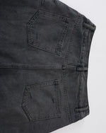 Vintage distressed straight jeans