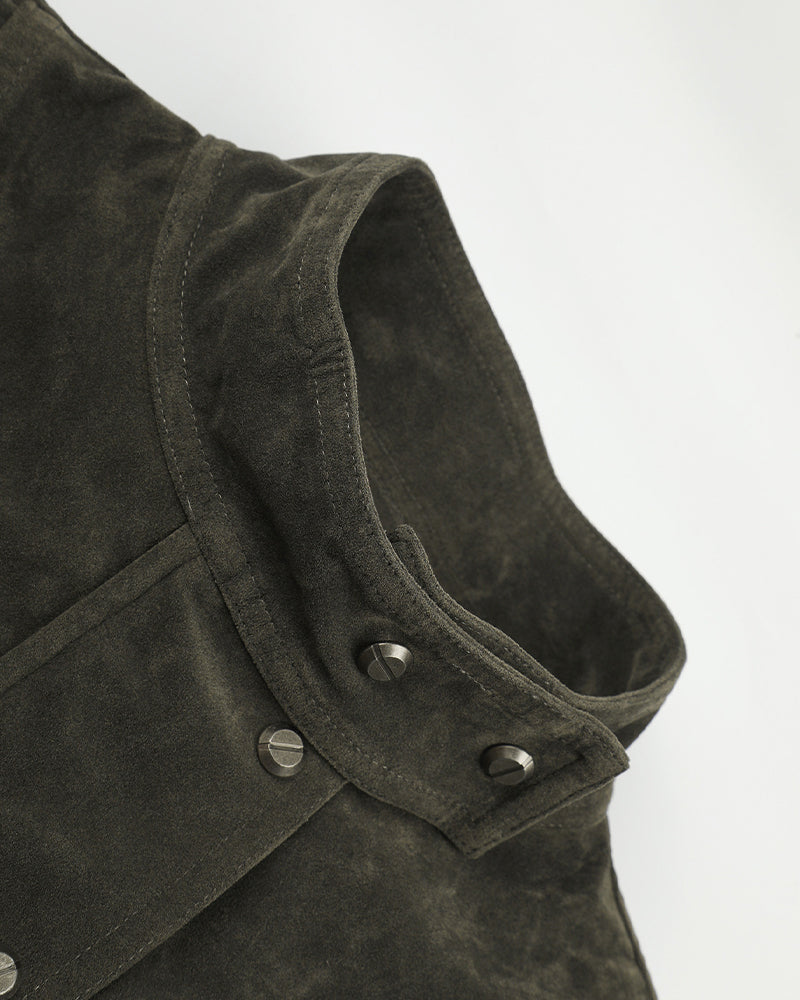 Stand-collar zip-up jacket