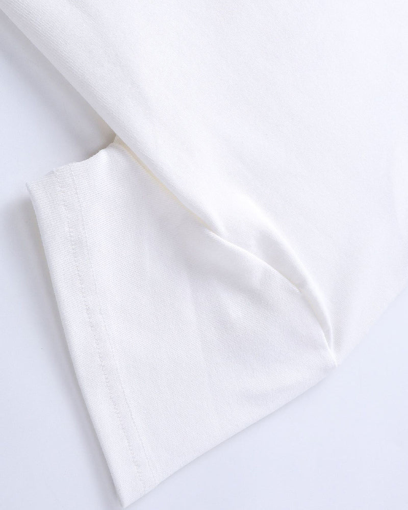 Simple design short sleeves