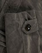 Double-breasted trench coat