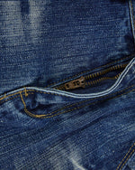 Versatile vintage-wash jeans