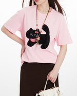 Rabbit crew neck short sleeves