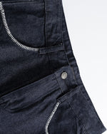 Loose-fit denim trousers