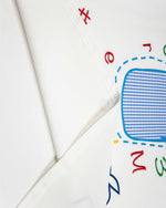 コントラストカラーの楽しい半袖