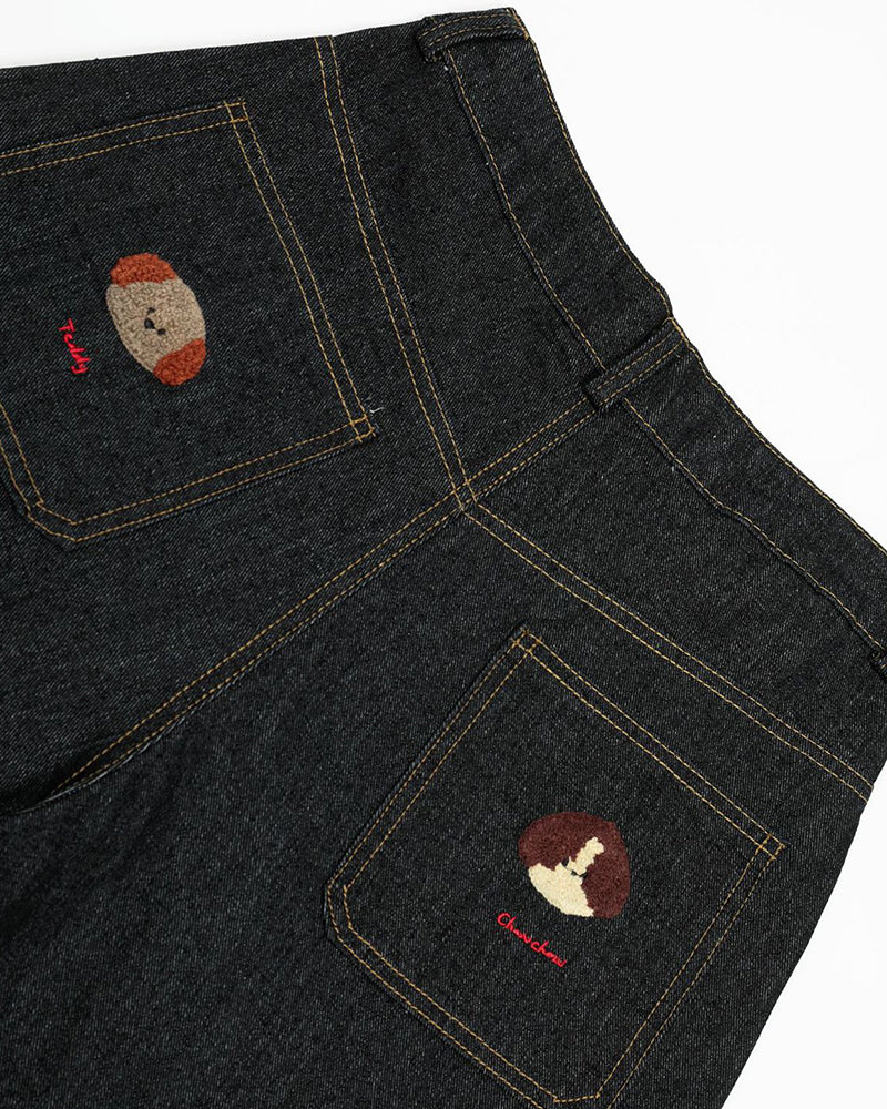 Retro Simple Denim Shorts
