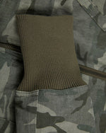 Camouflage zip-up jacket