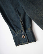 작은 꽃 자수 긴팔 셔츠