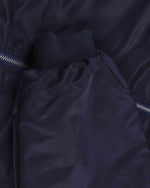 Faux-layered hooded jacket with paneling
