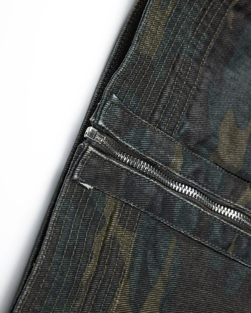 Double-breasted stand-collar jacket