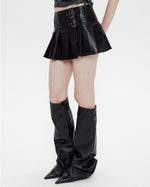 ハイウエストプリーツスカート