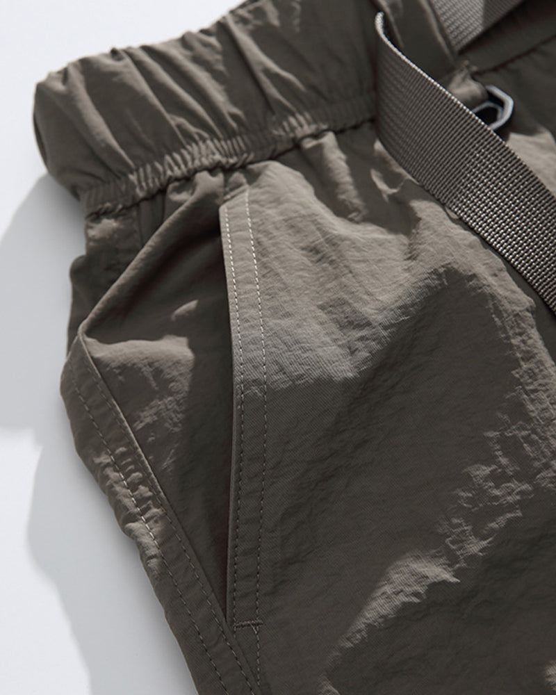 Outdoor quick-drying cargo shorts