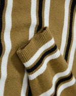 embroidered contrast sweater