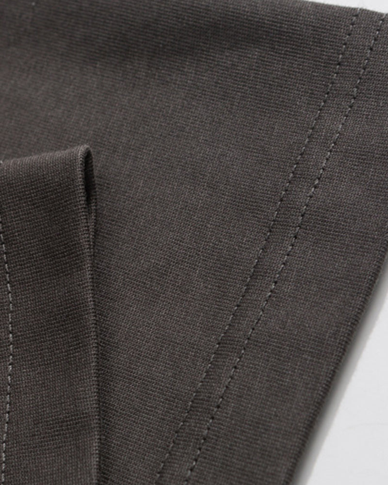 Spliced workwear short sleeves