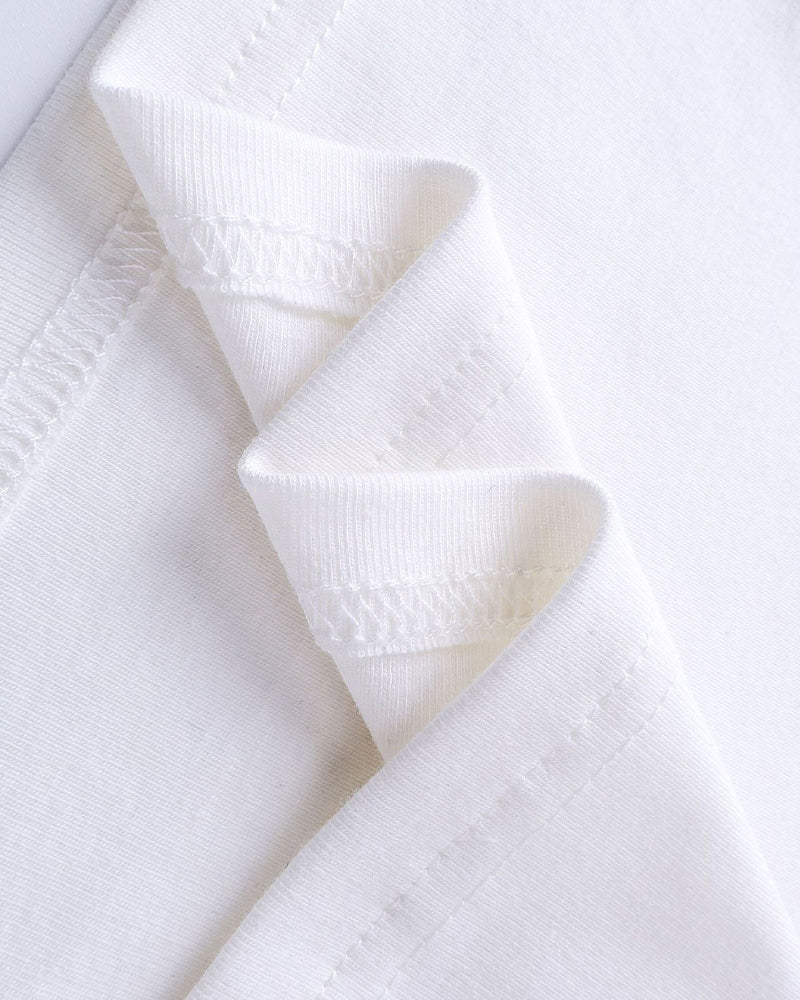 Simple design short sleeves