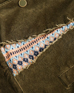 ダイヤモンドパッチワークジャケット