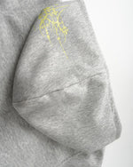 Double-breasted hooded sweatshirt