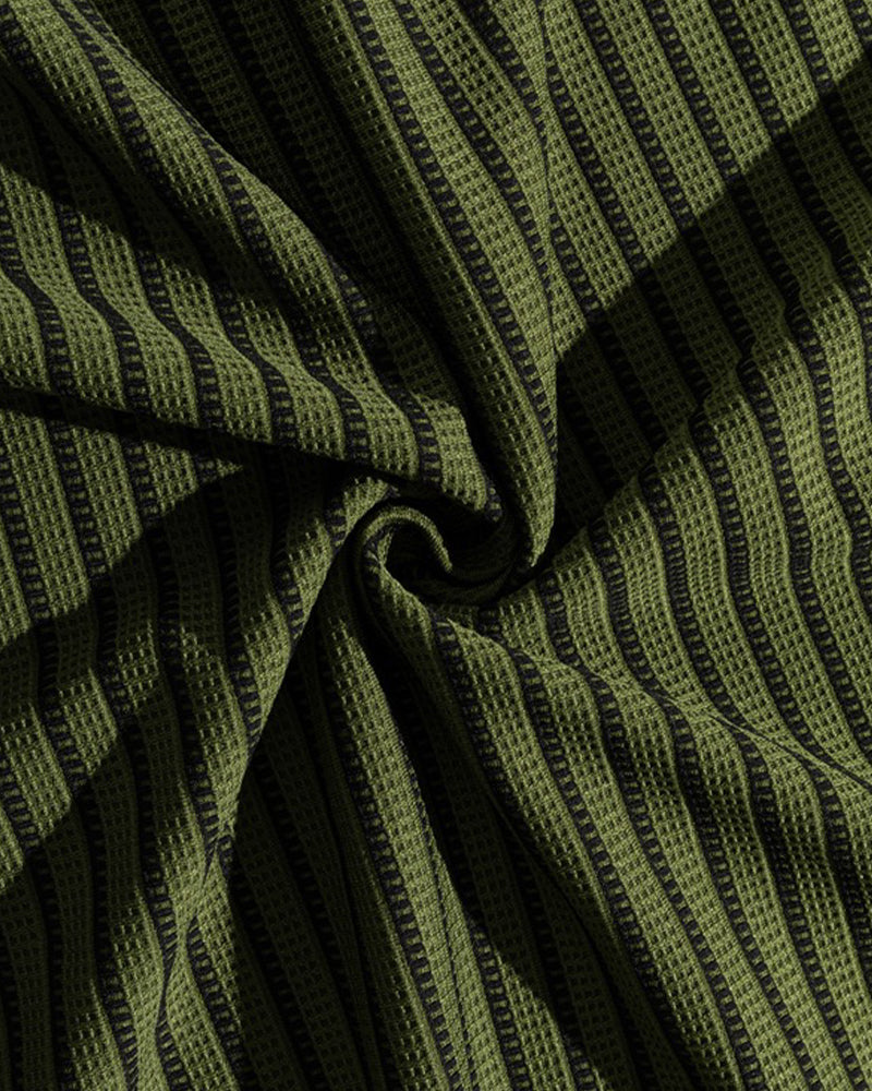 Minimalist Striped Long-Sleeve Top