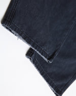 Washed work trousers
