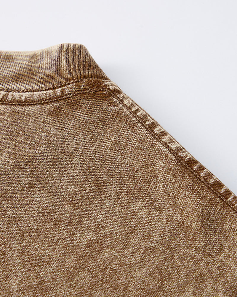 260g Vintage-wash short-sleeve tee