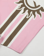 Retro V-neck sports short sleeves