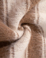 Contrast Stripe Crewneck Sweater