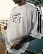 スプライススポーツ刺繍半袖