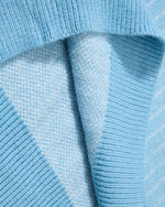 ヴィンテージストライプハーフジップセーター