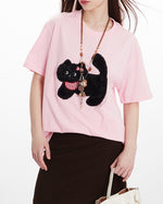 Rabbit crew neck short sleeves