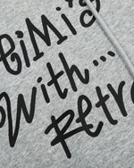 パーソナライズされたプリントスウェットシャツジャケット