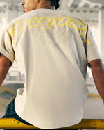 ゆったりとしたコットンの半袖