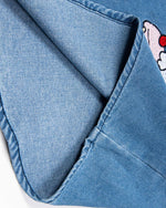 面白い漫画の刺繍シャツ