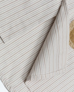 レトロな刺繍のカジュアル半袖