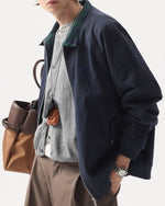 スタンドカラーカジュアルジャケット