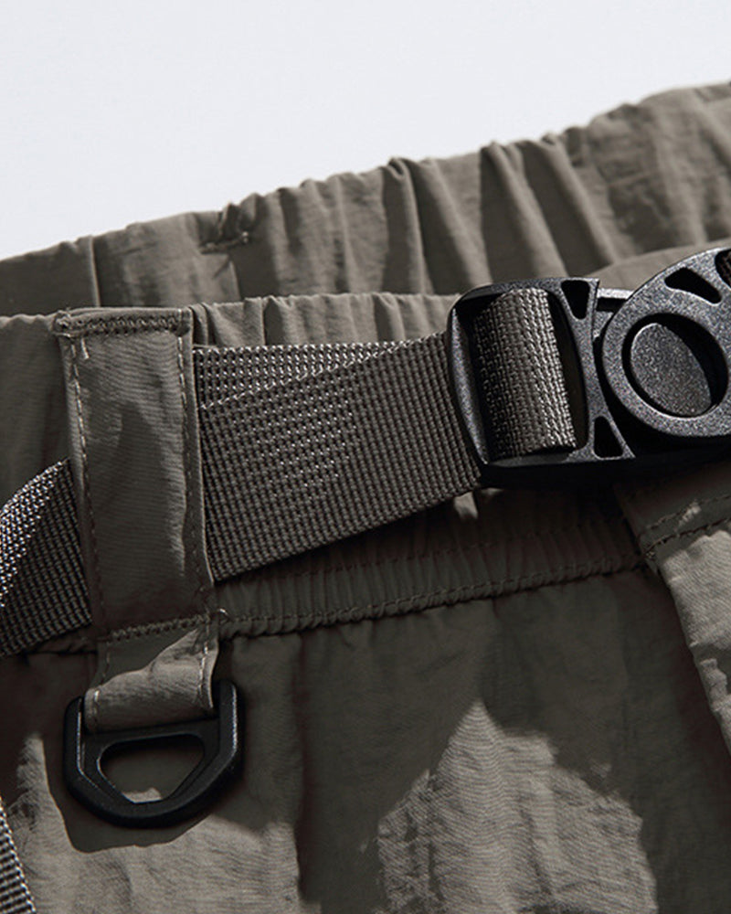 Outdoor quick-drying cargo shorts