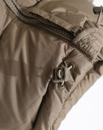 Solid color loose down jacket