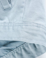 カジュアルなダメージ加工のカラーブロックジャケット