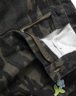 レトロシンプルデニムショートパンツ