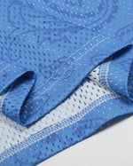 Retro sports style V-neck short sleeves