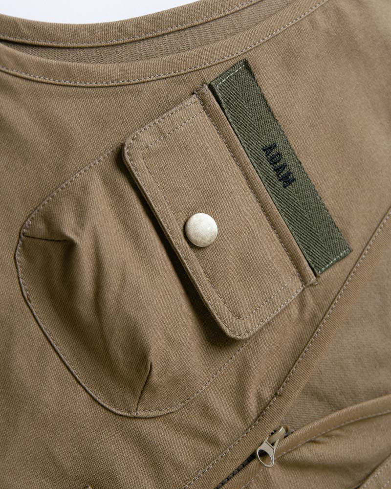 Fashion pocket work vest