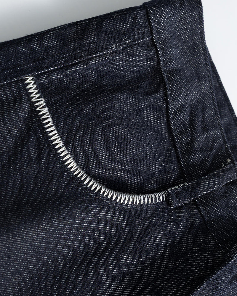 Loose-fit denim trousers