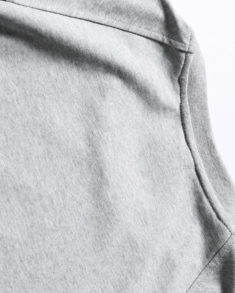Retro contrast color stitching short sleeves