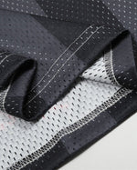 Retro digital sports short sleeves