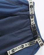 Color-block panelled trousers