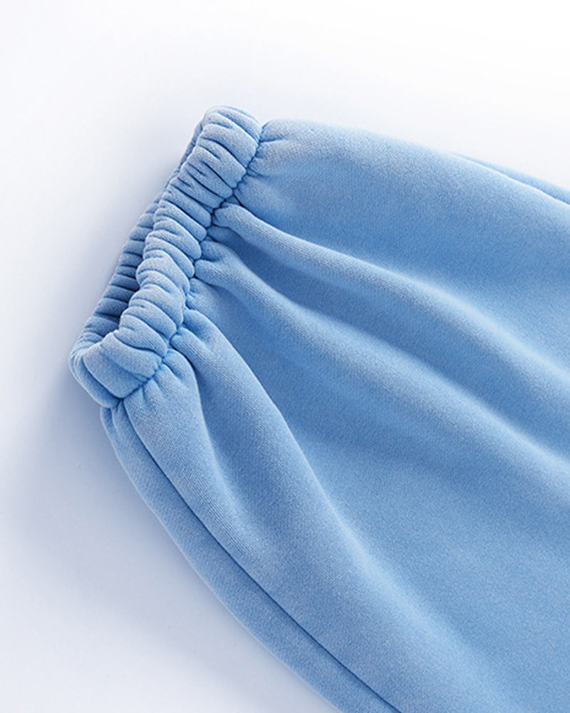365g Fleece-lined casual sweatpants