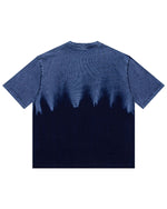 Cotton patchwork short sleeves