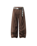 Color-block panelled trousers