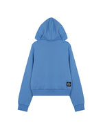 Hooded sweatshirt jacket