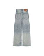 Distressed versatile jeans